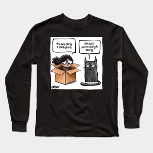 Cat-in-a-Box? Long Sleeve T-Shirt